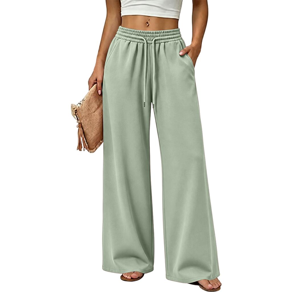 Women's Color Wide Leg Sweatpants Casual Versatile Joggers for Everyday Wear