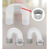 Mobile Air Condition Exhaust Hose Coupler Duct Pipe Interface Portable Window Vent Adapter Extender Connector Spare Part