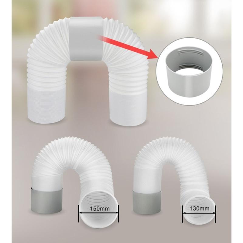 Mobile Air Condition Exhaust Hose Coupler Duct Pipe Interface Portable Window Vent Adapter Extender Connector Spare Part
