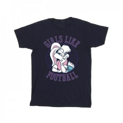 Looney Tunes Herren Lola Bunny Girls Like Football T-Shirt