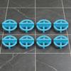 Installation Clips Tile Leveling System Tiling Spacers PP Plastic Material