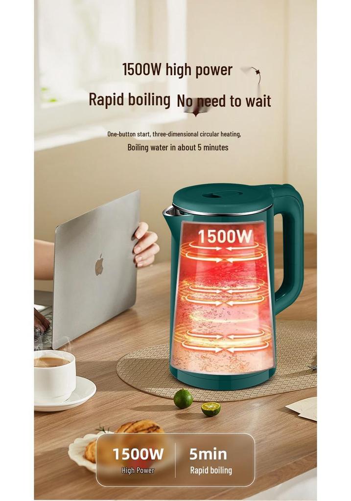 Wanlida 2.0L Stainless Steel Insulated Electric Kettle with Logo Gift