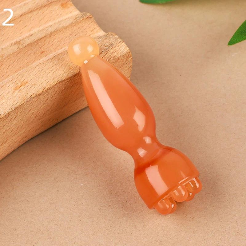Smooth Face Massage Tool Resin Gua Sha Face Skin Care Massage Stick Lotus Seedpod Shape Massager Facial Physiotherapy Tool
