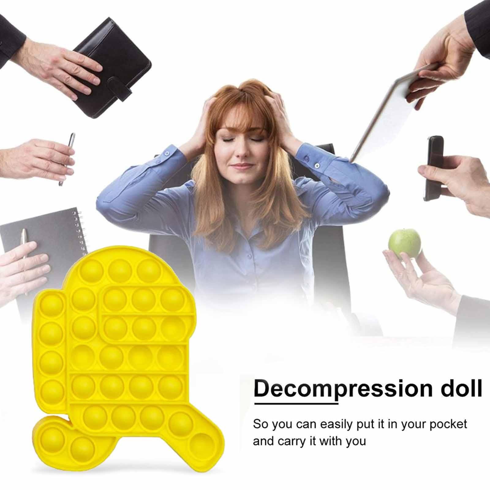 

2021Children s Adult Decompression Toy Pressure Plate Controller Educational Toy жёлтый