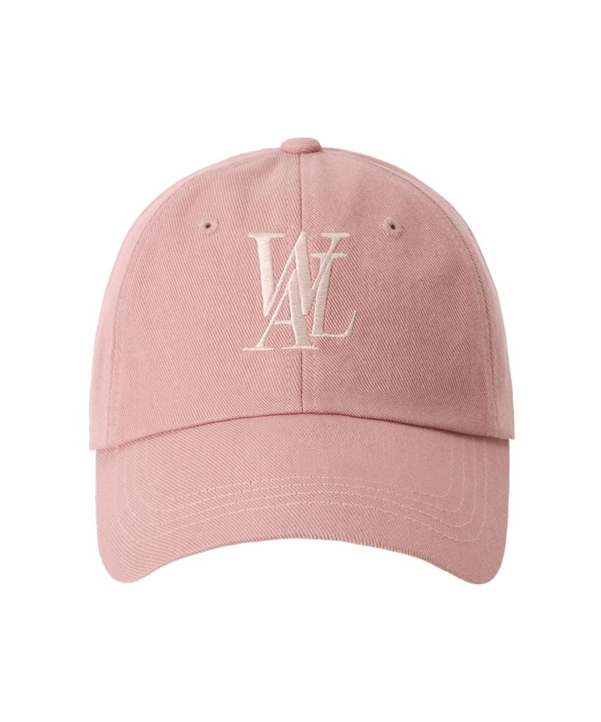 Uallong Signature Logo Ball Cap - Dusty Pink (Pink Logo)
