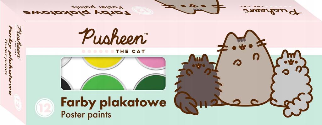 FARBY PLAKATOWE 12KOL 20ML PUSHEEN 8006