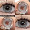 Eyeshare 1Pair NEW Color Contact Lenses High Quality Brown Eye Makeup Contact Fashion Blue Eyes Lenses Gray Contacts 6 Months