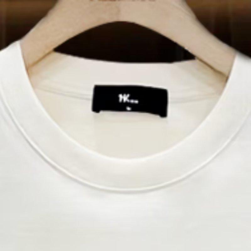 Fashion Plus Size Menswear Fashion Brand Short Sleeve CasualTT-shirt Men's Slim-Fit Printed Summer New Trendy Round Neck Men's Top