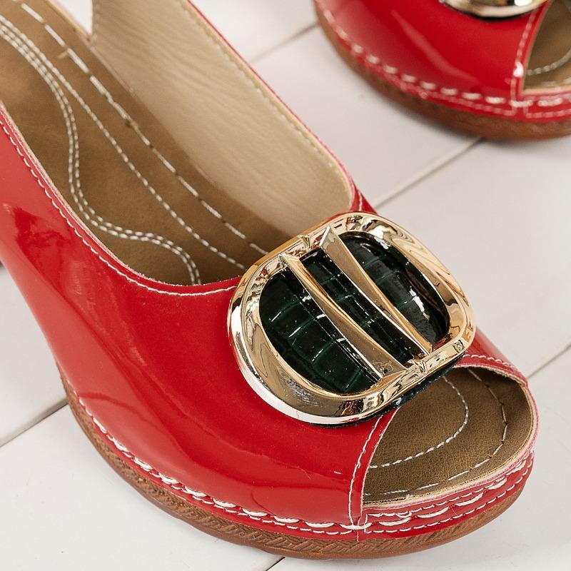 Sandales d'été neuves grande taille à talons hauts – Chaussures à bout ouvert, style européen et américain pour femmes