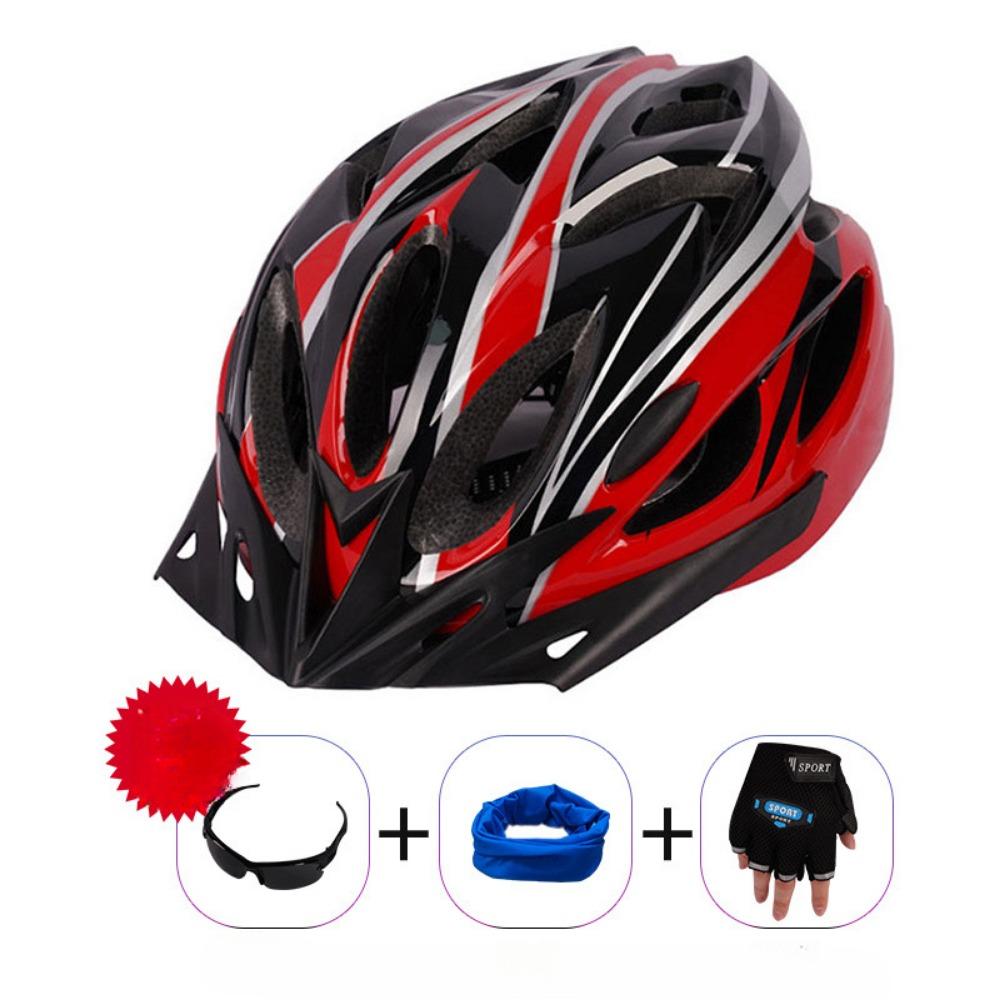 Bicycle Helmet Cycling Road Mountain Bike Integrated Forming Ultra Light Driving Outdoor Sports Hat