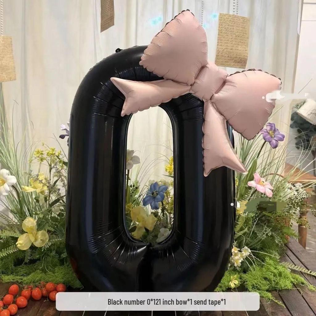 First Birthday Number Balloons & Décor Set for Boys & Girls