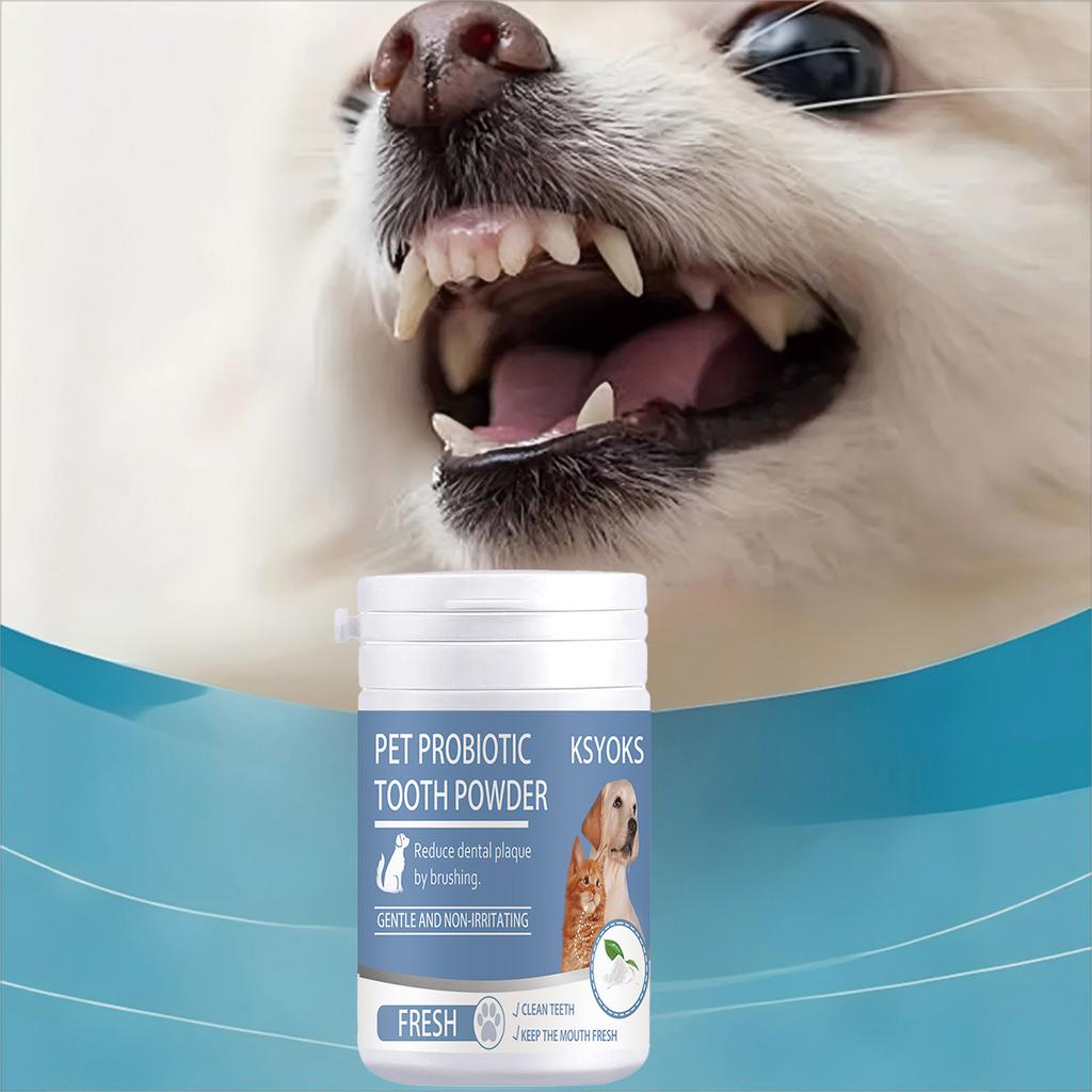 Pet tooth powder can gently clean dog and cat tooth dirt without irritation