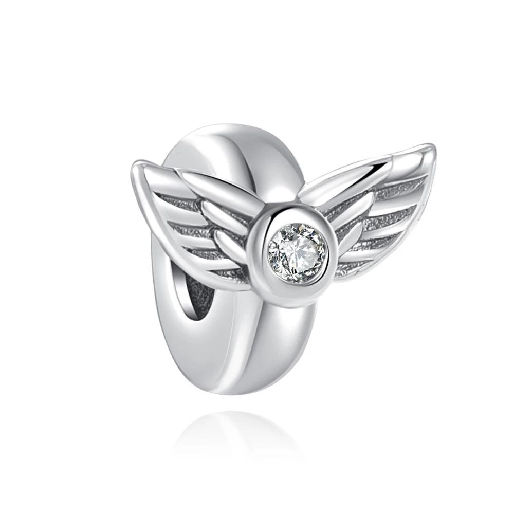 Подвеска-шарм Ангел Купидон из серебра 925 пробы для браслета DIY, модная ювелирная подвеска, подарок из чистого серебра для нее