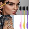 3Pcs Silicone Makeup Tool Set Double Sided Brow Brush And Hair Styler For Quick Touches Ups Travel