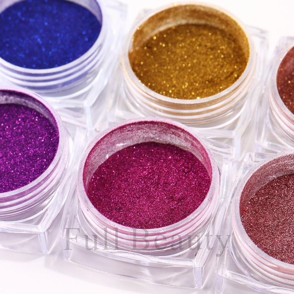 New 8 Colors Bottled Magic Mirror Nail Glitter Set Bottled Mirror Nail Polish Nail