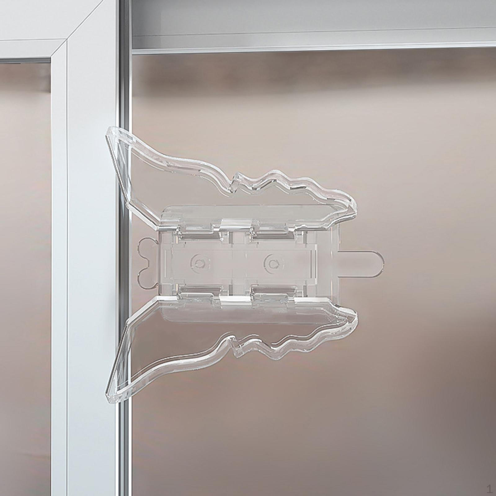 

4pcs Child Safety Sliding Door Lock Childproof Stopper Sticky
