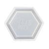 Hexagonal Round for Creative Silicone Mold Drop Coaster Placemat Mold for Diy Cr