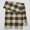 Winter new versatile plaid scarf women's color matching warm fringed scarf checkerboard high-end imitation cashmere scarf