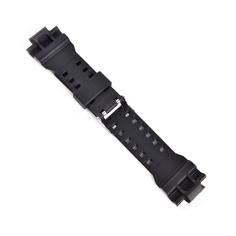 Kauçuk Saat Kayışları Erkekler Siyah Spor Dalış Silikon Saat Kayışı Bant Metal Toka G-Shock Saat Aksesuarları İçin