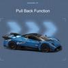 1:32 Scale Huayra R GT3-RS Sports Car Model Toy Sound Light Pull Back Doors Opened Racing Cars Models Hobby Ornaments Gifts