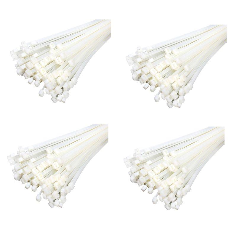 

Cable Ties INDUSTRIAL QUALITY Cable Ties: 100X2.5Mm Color: White Quantity: 200 Pieces-B61B білий