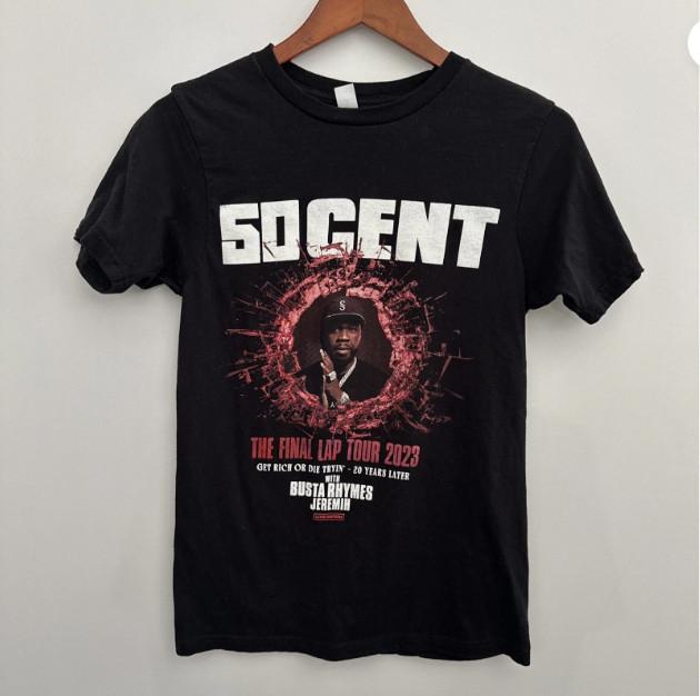 50 Cent The Final Lap Tour 2023 Tour T-Shirt Unisex T-Shirt XXXXL