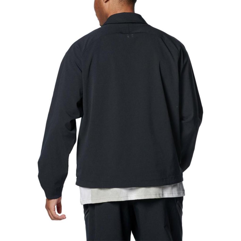 Under Armour Einfarbige Langarmjacke mit Reißverschlusskragen für Herren Oberbekleidung Schwarz 1383029-001