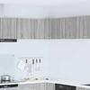 Hanging Cabinet Grey Sonoma and White 57 X 57 X 40 Cm Particleboard