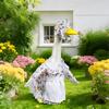 Lovely Spring Geese Dress 23inch Geese Statue Outfit For Porch Decoration Cartoon Easter Celebration Accessory