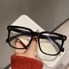 Oversized Myopia Glasses Women Men Anti -Blue Light Computer Glasses Diopter Lens Eyewear Luxury Prescription Optical Eyeglasses