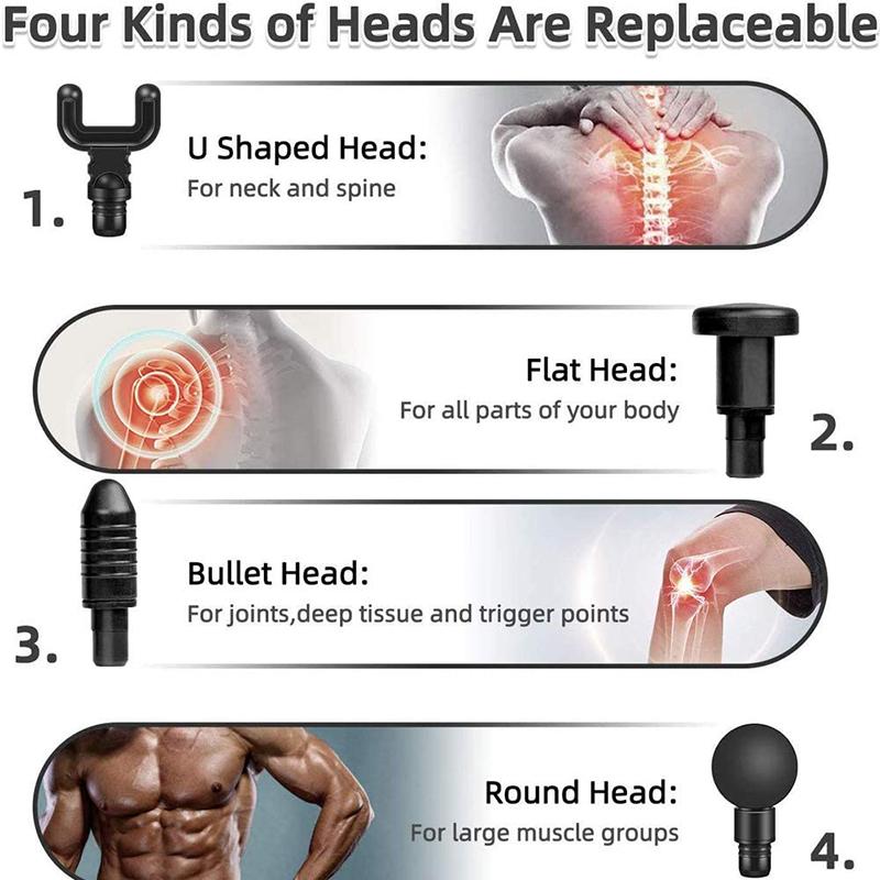 Stock Last Low Price Clearance Fascial Muscle Massage Gun Electric Body Massager Sports for Anti-Fatigue