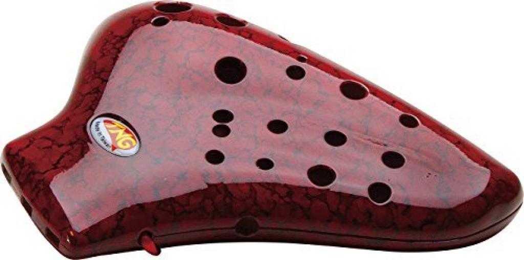 TNG Pla03-AC-Red Plastic Triple Ocarina AC Red[]