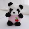 Charming Panda Stuffed Animal Keychain Kids Backpack Accessory Plush Toy