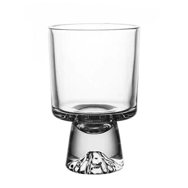 

Pink Limited Mountain Glass Cup High End Small Batch Cocktail Wine Dessert Coffee Drinkware 200-400ml чистый