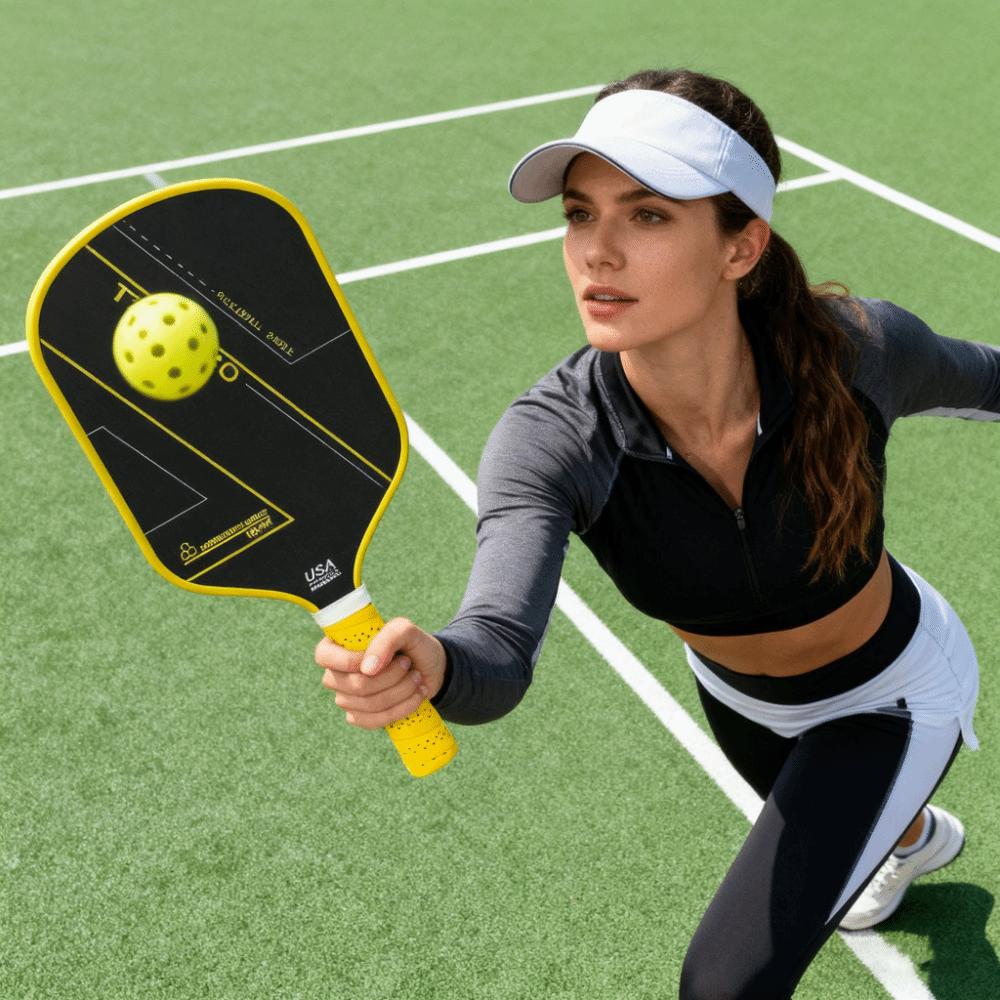 T700 PRO Racchette da Pickleball Fibra di Carbonio Superficie Opaca Racchetta da Pickleball Ammortizzante Leggera