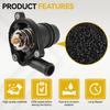 Thermostat Housing Assembly Engine Coolant Outlet fit for Chevy Cruze Vauxhall Opel Buick Encore 1.4L 55565336 55579010 55593034
