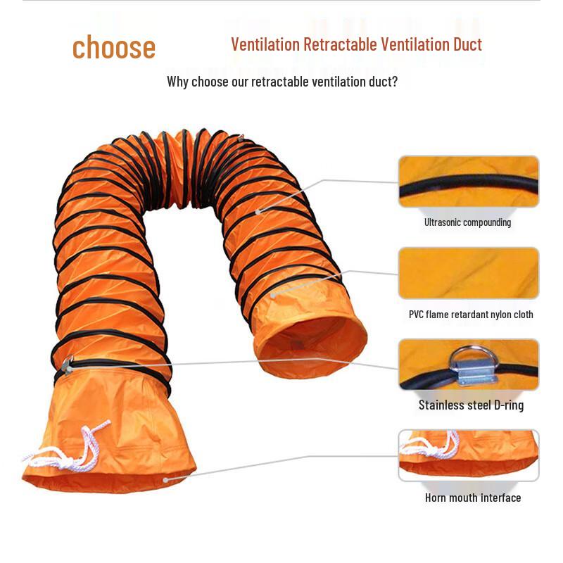 Yougele PVC High-Temp Retractable Ventilation Duct