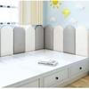 Nordic Style Soft Back Bed Headboard Self-adhesive Anti-collision Back Wall Mat Peel and Stick Wall Panels Home Decor