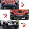 Nebelscheinwerferabdeckung Frontstoßstange Nebelscheinwerferabdeckungen Zierblende Für Jeep Wrangler JL 2018+ 10th Anniversary Rubicon Stahl Frontstoßstange