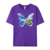 Frutiger Aero Ästhetik Schmetterling Computer Fische Landschaft Niedlich Übergroßes T-Shirt Camisetas Street Wear T-Shirts
