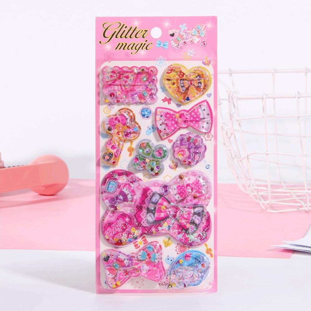 

Sequin Design 3D Shake Sticker Kawaii Bear Bunny Sticker Cute Y2K Retro Sticker 2