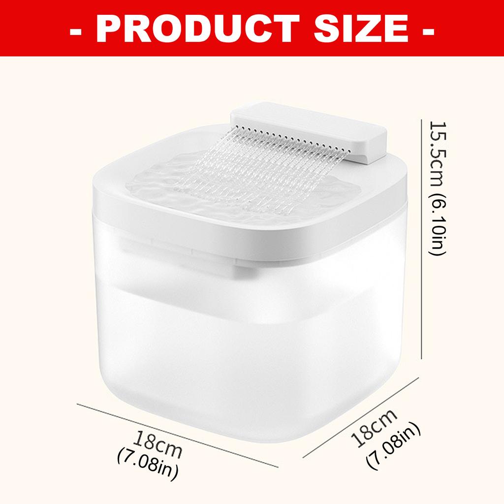 Cats Water Fountains Dogs Water Dispenser Big Capacity Super Mute Automatic Low Noise Waterer