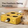 Interactive Cat Toys Smart Cat Chasing Toys Automatic Cat Teasing Stick Toy Funny Pet Cheese Box for Kitten Cat Accessories