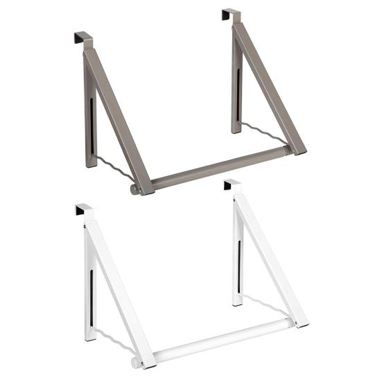 Telescopic Clothes Rack Foldable 360 Degree Rotation Adjustable Balcony Hanging Holder Retractable