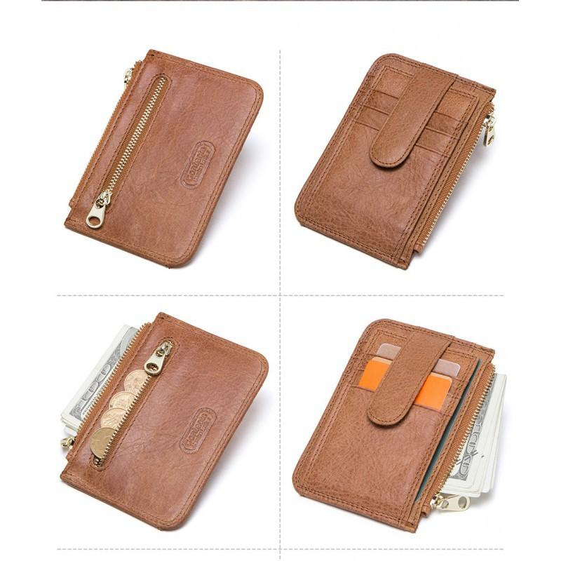 Fashionable Casual Pickup Bag Card Holder Multifunctional Buckle Zipper Ultra-thin Small Coin Purse