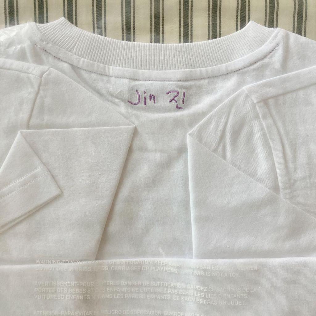 [USED] BTS McDonald's Jin Face T-Shirt, Korean Collaboration