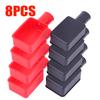 Car Battery Pole Positive and Negative Protection Cover Soft Plastic Flexible Battery Terminal Insulator Protective 2-10pcs