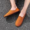 Golden Sapling Man Loafers Summer Leather Flats Men's Casual Shoes Leisure Party Shoe Slip-on Driving Flat Retro Moccasins Male