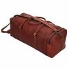 Handmade Grain Leather Duffle Bag Large Travel Bag Men's Weekender Bag Holiday