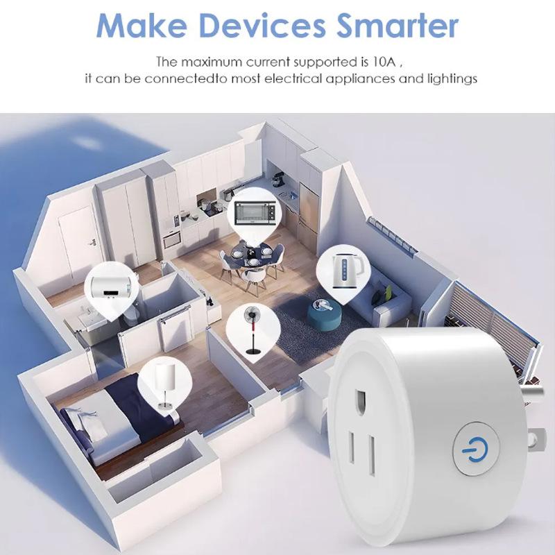 US WiFi Smart Socket Timer with Alexa & Google Home Voice Control